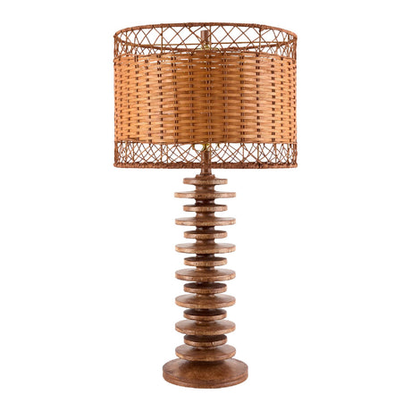 Modern European furniture - Braided Seagrass Accent Table Lamp - www.oroa.com