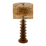 Modern European furniture - Braided Seagrass Accent Table Lamp - www.oroa.com