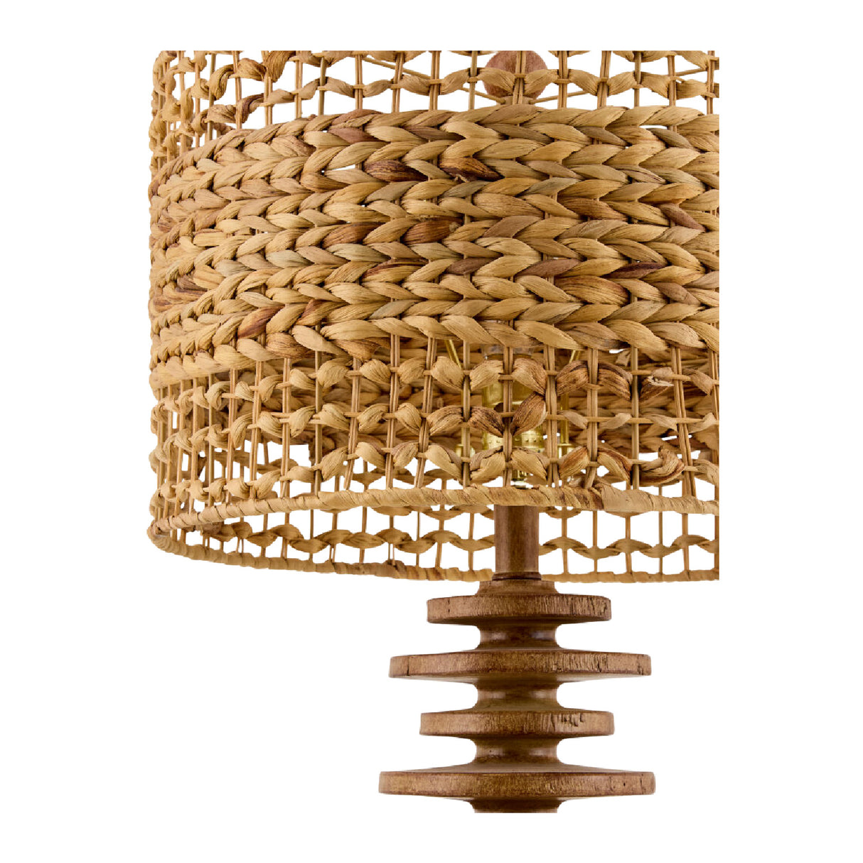   Braided Seagrass Accent Table Lamp | Oroa.com