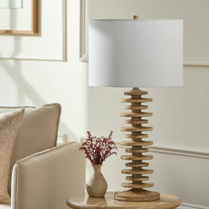   Stacked Circular Base Table Lamp | Oroa.com