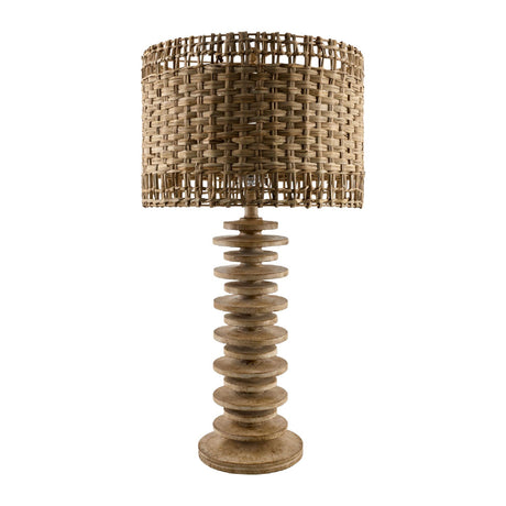 Modern European furniture - Braided Seagrass Accent Table Lamp - www.oroa.com