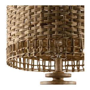   Braided Seagrass Accent Table Lamp | Oroa.com