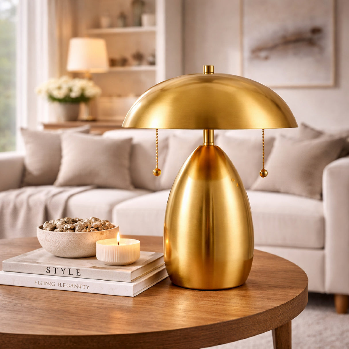   Modern Minimalist 2-Light Table Lamp | Oroa.com