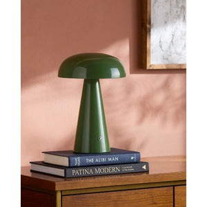   Hand-Painted Semi-Dome Table Lamp | Oroa.com