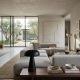 Modern European furniture - Hand-Painted Semi-Dome Table Lamp - www.oroa.com