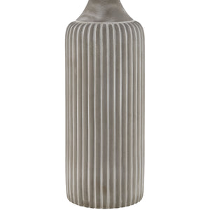   Modern European furniture - Reeded Gray Concrete Table Lamp - www.oroa.com | Oroa.com