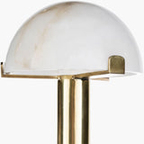 Modern European furniture - White Stone Dome Table Lamp - www.oroa.com