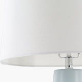 Modern European furniture - Pale Blue Ceramic Table Lamp - www.oroa.com