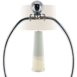 Modern European furniture - Pale Blue Ceramic Table Lamp - www.oroa.com