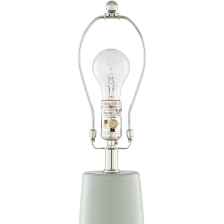 Modern European furniture - Pale Blue Ceramic Table Lamp - www.oroa.com