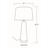 Modern European furniture - Pale Blue Ceramic Table Lamp - www.oroa.com