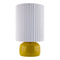 Modern European furniture - Reeded Linen Accent Table Lamp - www.oroa.com