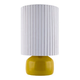 Modern European furniture - Reeded Linen Accent Table Lamp - www.oroa.com