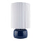 Modern European furniture - Reeded Linen Accent Table Lamp - www.oroa.com