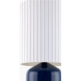 Modern European furniture - Reeded Linen Accent Table Lamp - www.oroa.com