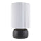 Modern European furniture - Reeded Linen Accent Table Lamp - www.oroa.com