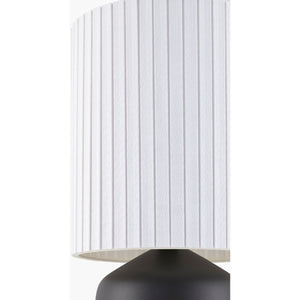   Reeded Linen Accent Table Lamp | Oroa.com