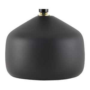   Reeded Linen Accent Table Lamp | Oroa.com