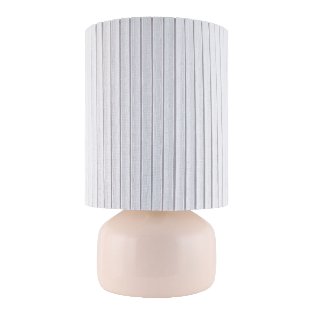   Reeded Linen Accent Table Lamp | Oroa.com