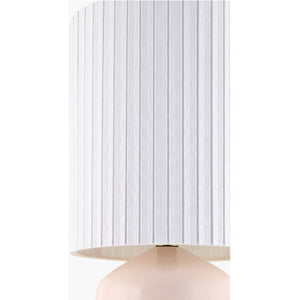   Reeded Linen Accent Table Lamp | Oroa.com