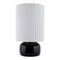Modern European furniture - Reeded Linen Accent Table Lamp - www.oroa.com
