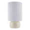 Modern European furniture - Reeded Linen Accent Table Lamp - www.oroa.com