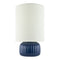 Modern European furniture - Fluted Ceramic Accent Table Lamp - www.oroa.com
