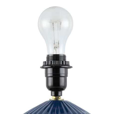 Modern European furniture - Fluted Ceramic Accent Table Lamp - www.oroa.com