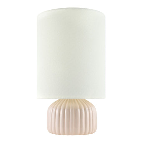 Modern European furniture - Fluted Ceramic Accent Table Lamp - www.oroa.com