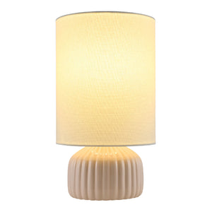   Fluted Ceramic Accent Table Lamp | Oroa.com