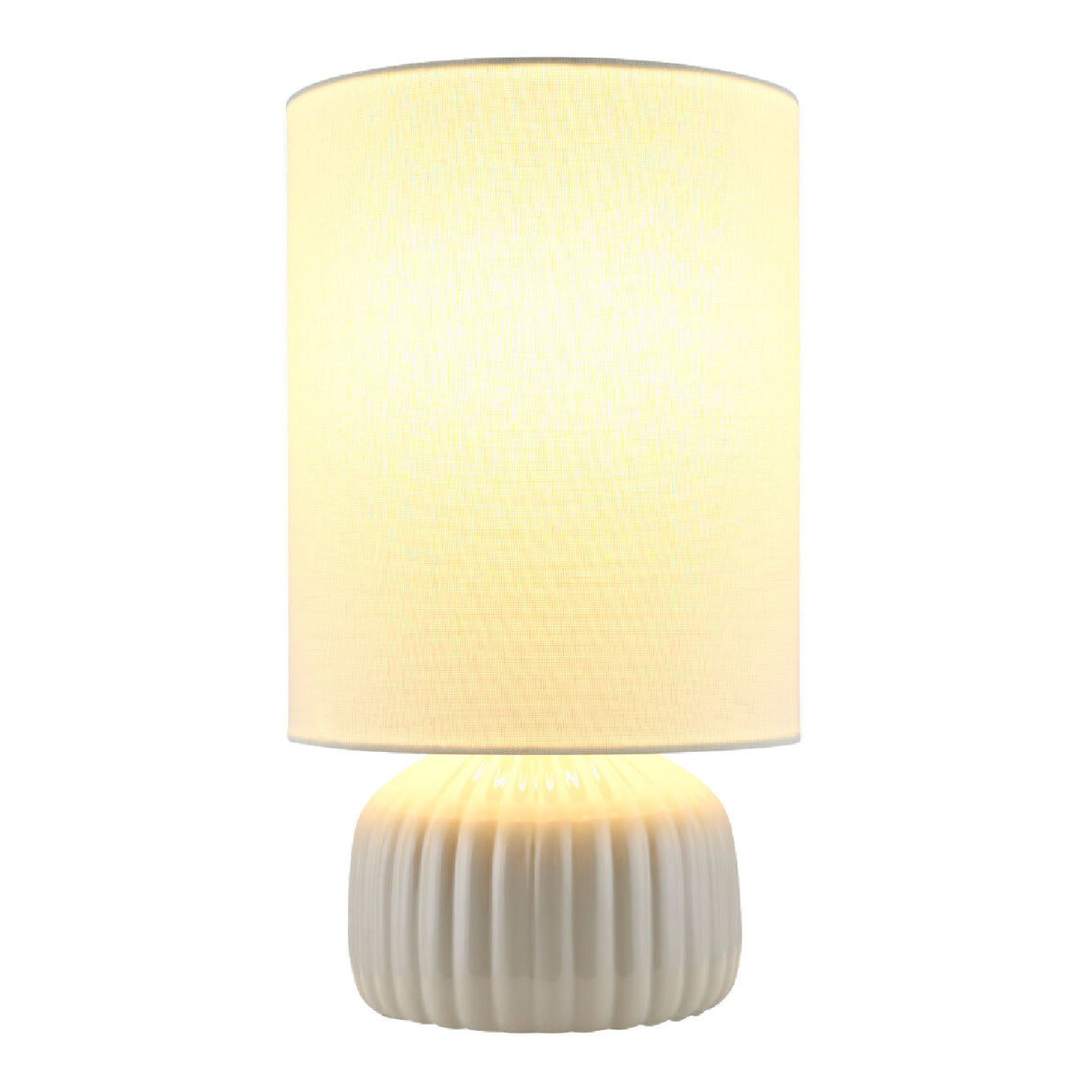  Fluted Ceramic Accent Table Lamp | Oroa.com