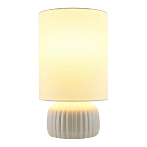   Fluted Ceramic Accent Table Lamp | Oroa.com