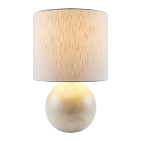 Modern European furniture - White Ceramic Sphere Table Lamp - www.oroa.com