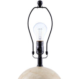 Modern European furniture - White Ceramic Sphere Table Lamp - www.oroa.com