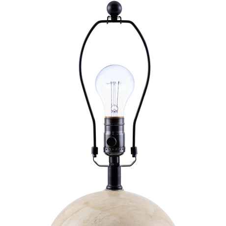 Modern European furniture - White Ceramic Sphere Table Lamp - www.oroa.com