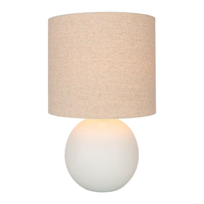 Modern European furniture - Gray Ceramic Sphere Table Lamp - www.oroa.com