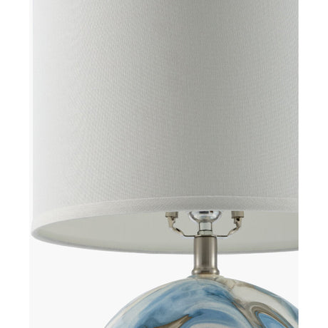 Modern European furniture - Swirl Round Ceramic Table Lamp - www.oroa.com