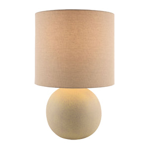   Round Glazed Ceramic Table Lamp | Oroa.com