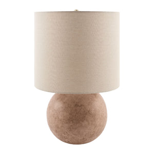   Round Glazed Ceramic Table Lamp | Oroa.com