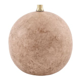 Modern European furniture - Round Glazed Ceramic Table Lamp - www.oroa.com