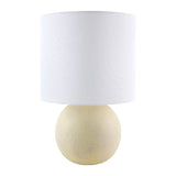 Modern European furniture - Round Glazed Ceramic Table Lamp - www.oroa.com
