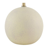 Modern European furniture - Round Glazed Ceramic Table Lamp - www.oroa.com