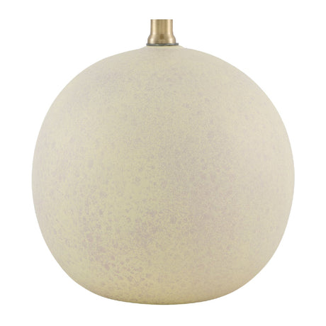 Modern European furniture - Round Glazed Ceramic Table Lamp - www.oroa.com