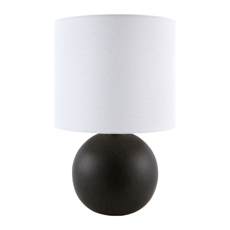 Modern European furniture - Round Glazed Ceramic Table Lamp - www.oroa.com