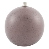 Modern European furniture - Round Glazed Ceramic Table Lamp - www.oroa.com