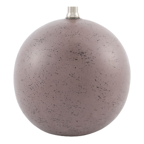 Modern European furniture - Round Glazed Ceramic Table Lamp - www.oroa.com