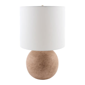   Round Glazed Ceramic Table Lamp | Oroa.com