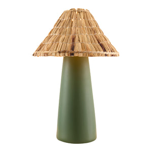   Seagrass Shade Ceramic Table Lamp | Oroa.com