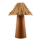 Modern European furniture - Seagrass Shade Ceramic Table Lamp - www.oroa.com