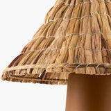 Modern European furniture - Seagrass Shade Ceramic Table Lamp - www.oroa.com